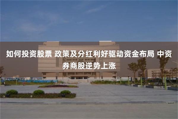 如何投资股票 政策及分红利好驱动资金布局 中资券商股逆势上涨